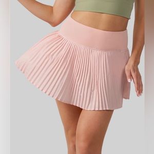 Halara Light Pink Pleaded Skirt